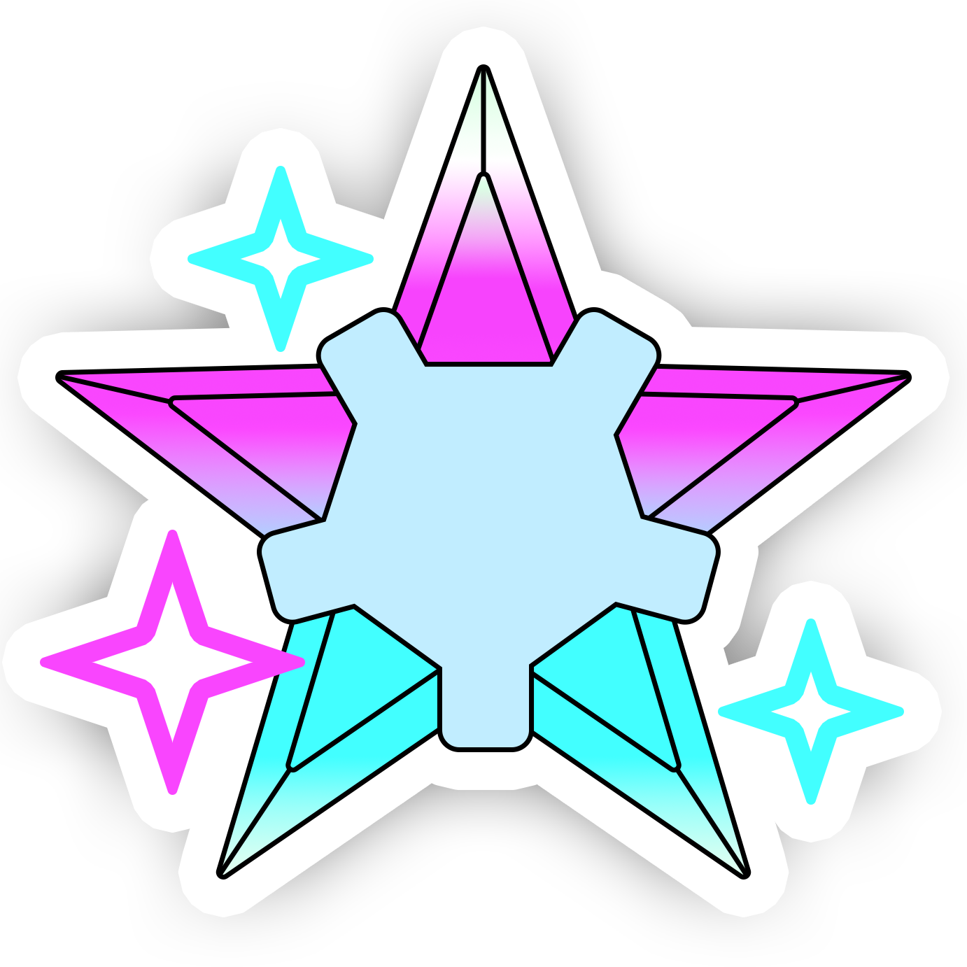 White Aurora Star